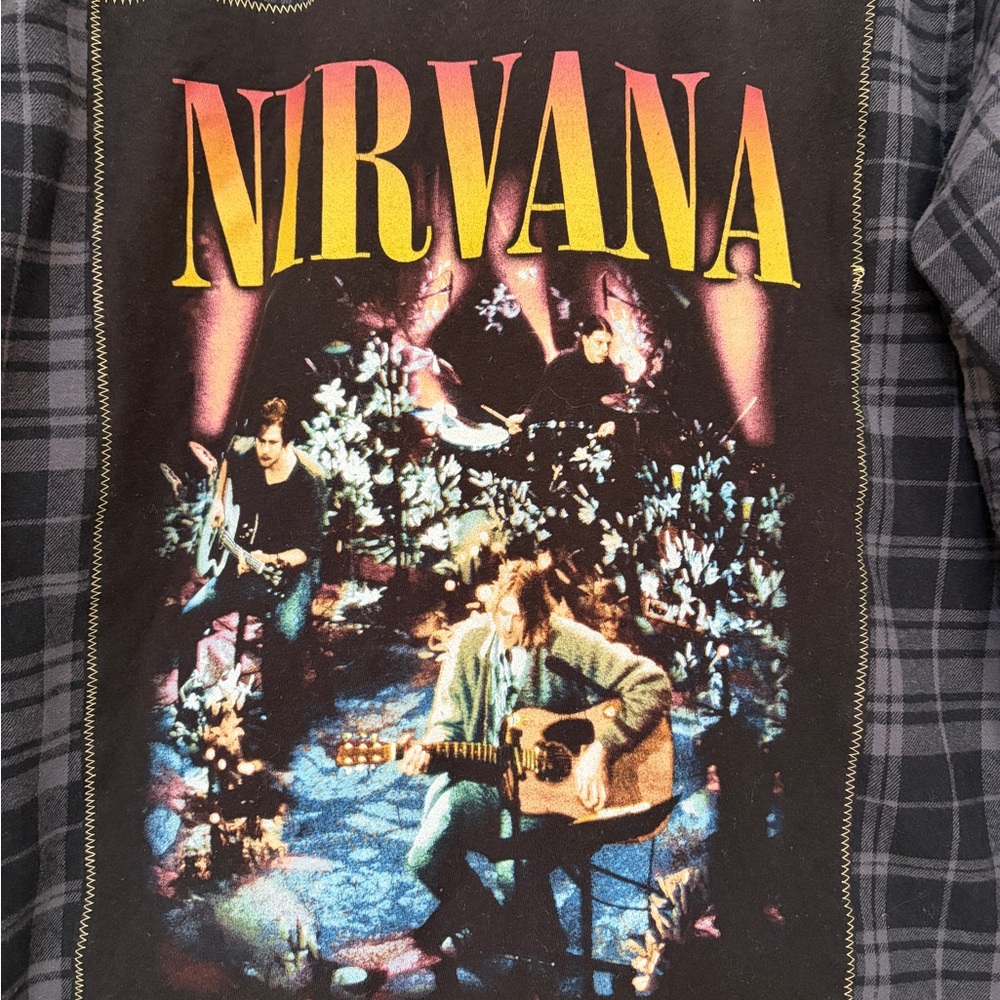 Nirvana Concert Flannel - Picture 2 of 4